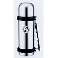 32 Oz. Stainless Steel Slim Vacuum Thermal Bottle with Strap